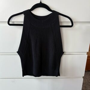 Wilfred Black Knit Tank Top
